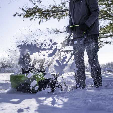 Earthwise 22-Inch 40-Volt Cordless Electric Snow Thrower SN71022